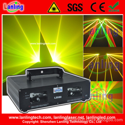 Disco Double Lens RGY Stage Concert Lighting